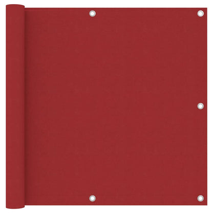 Paravento Balcone Rosso 90x400 cm in Tessuto Oxford