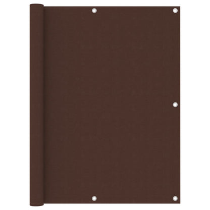 Paravento da Balcone Marrone 120x300 cm in Tessuto Oxford