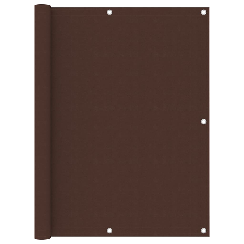 Paravento Balcone Marrone 120x400cm in Tessuto Oxford