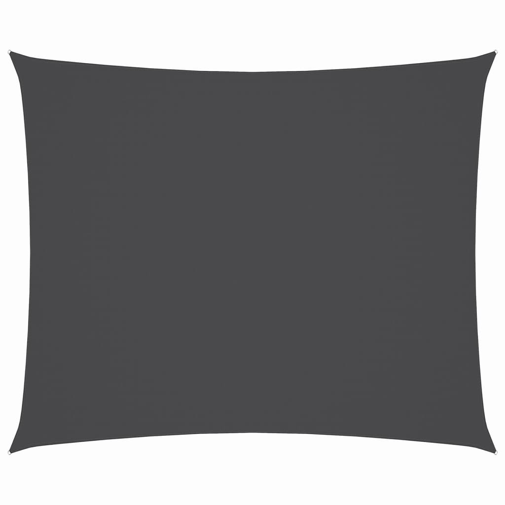 Parasole a Vela Oxford Rettangolare 3x4 m Antracite