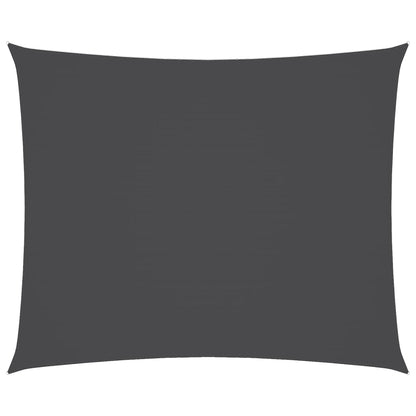 Parasole a Vela Oxford Rettangolare 5x6 m Antracite