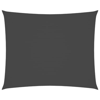 Parasole a Vela Oxford Rettangolare 6x7 m Antracite