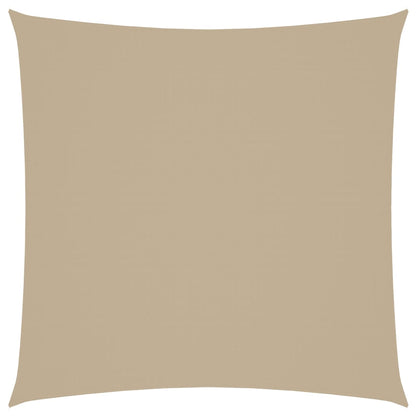 Parasole a Vela in Tela Oxford Quadrata 4x4 m Beige