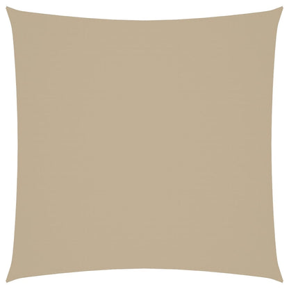 Parasole a Vela in Tela Oxford Quadrato 6x6 m Beige