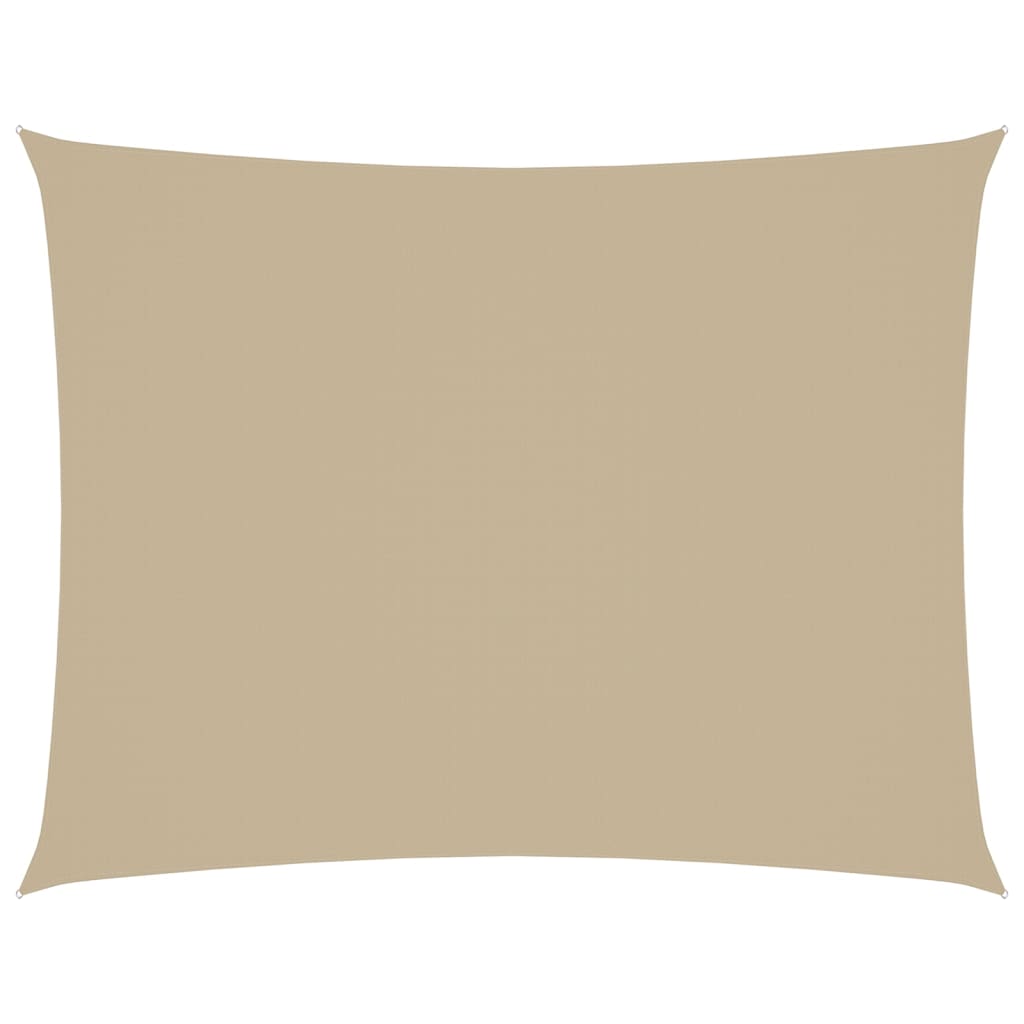 Parasole a Vela Oxford Rettangolare 2x3,5 m Beige