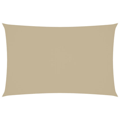 Parasole a Vela Oxford Rettangolare 2x5 m Beige