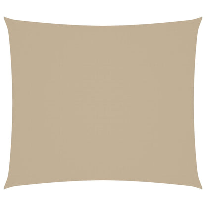 Parasole a Vela Oxford Rettangolare 2,5x3 m Beige