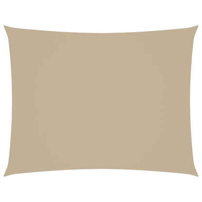 Parasole a Vela Oxford Rettangolare 2,5x3,5 m Beige
