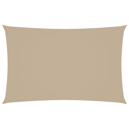 Parasole a Vela Oxford Rettangolare 4x7 m Beige