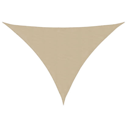 Parasole a Vela Oxford Triangolare 4x5x5 m Beige