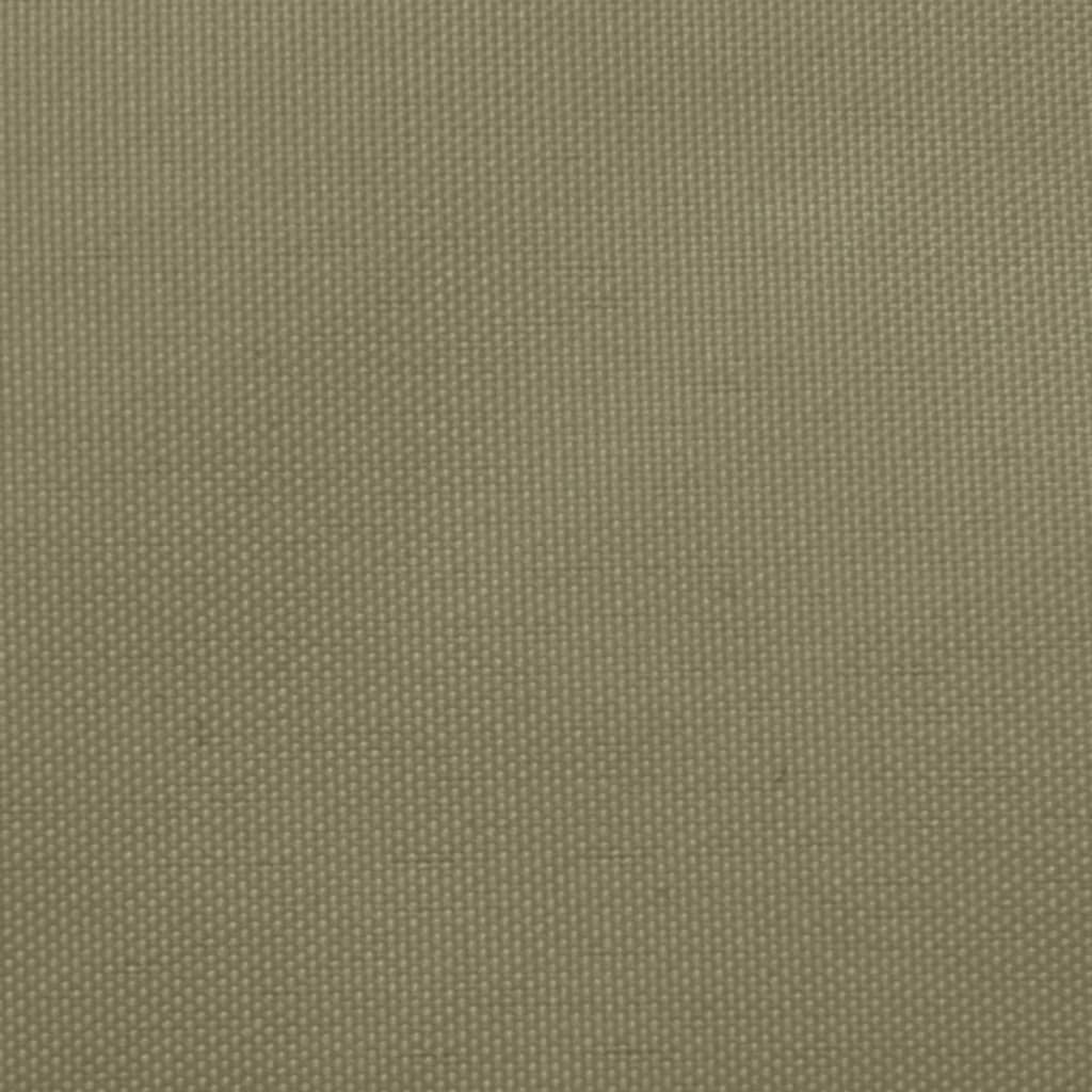 Parasole a Vela in Tela Oxford a Trapezio 3/5x4 m Beige