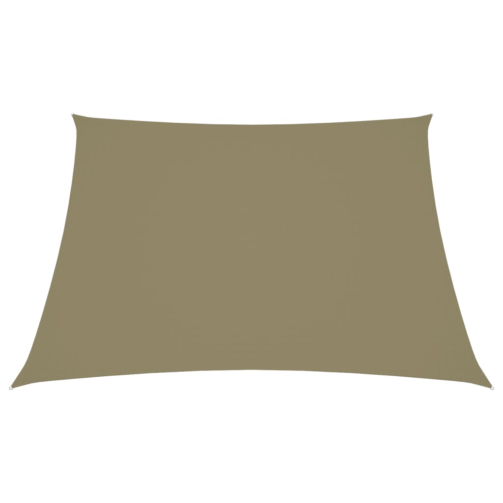 Parasole a Vela in Tela Oxford a Trapezio 3/5x4 m4/5x4 m Beige