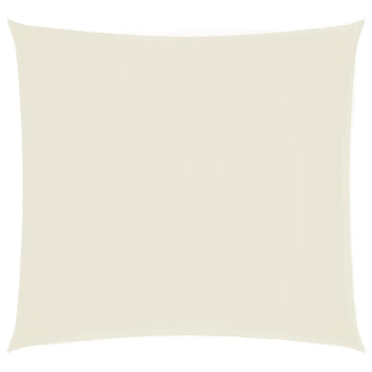 Parasole a Vela in Tela Oxford Quadrata 7x7 m Crema