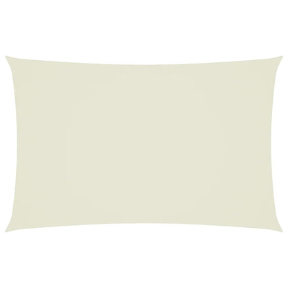 Parasole a Vela Oxford Rettangolare 2,5x5 m Crema