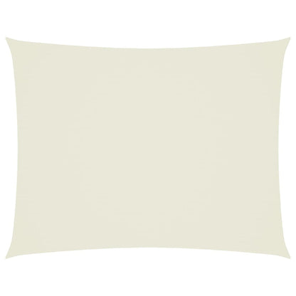 Parasole a Vela Oxford Rettangolare 3x4 m Crema