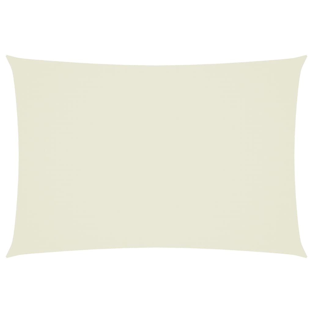 Parasole a Vela Oxford Rettangolare 3x5 m Crema