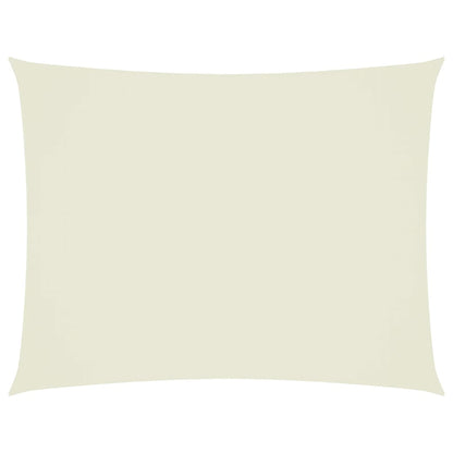 Parasole a Vela Oxford Rettangolare 3x6 m Crema