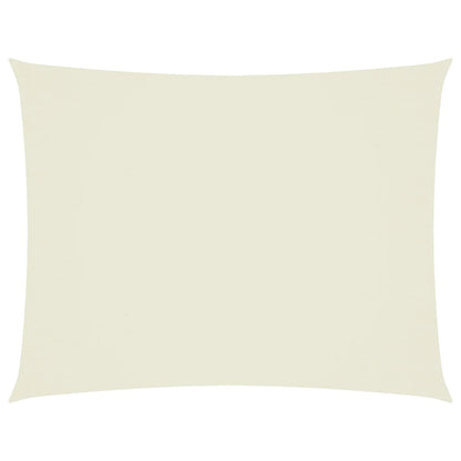 Parasole a Vela Oxford Rettangolare 3,5x5 m Crema