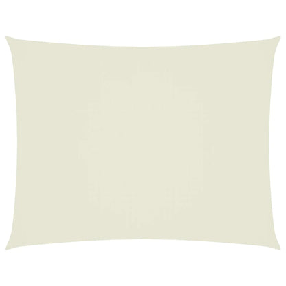Parasole a Vela Oxford Rettangolare 5x6 m Crema
