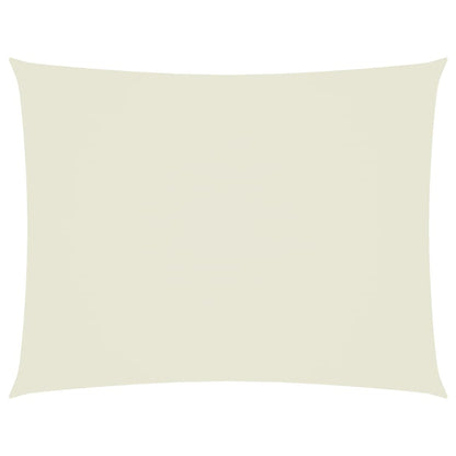 Parasole a Vela Oxford Rettangolare 5x7 m Crema
