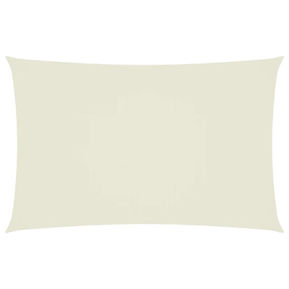 Parasole a Vela Oxford Rettangolare 5x8 m Crema