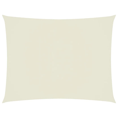 Parasole a Vela Oxford Rettangolare 6x7 m Crema