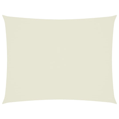 Parasole a Vela Oxford Rettangolare 6x8 m Crema