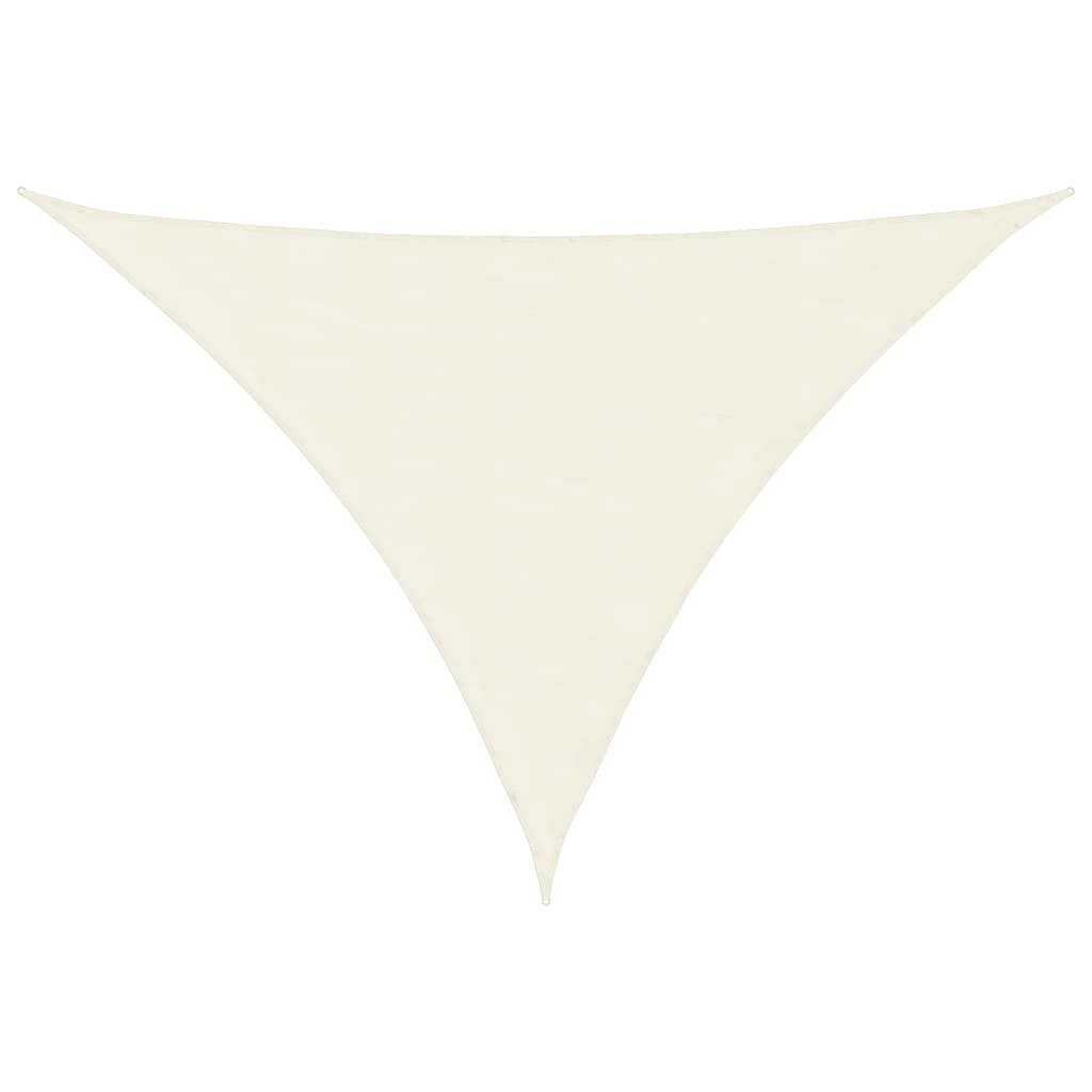 Parasole a Vela Oxford Triangolare 3x3x4,24 m Crema