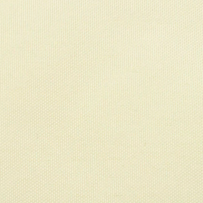 Parasole a Vela in Tessuto Oxford a Trapezio 3/4x3m Crema