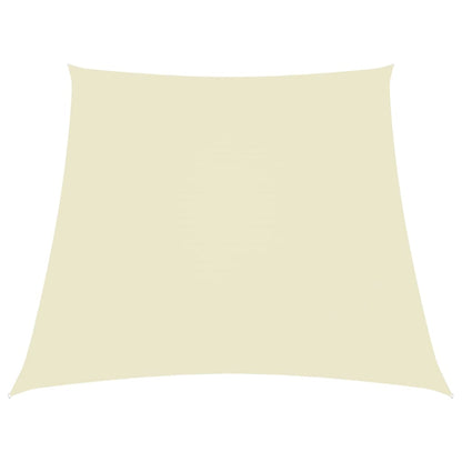 Parasole a Vela in Tela Oxford a Trapezio 4/5x4 m Crema