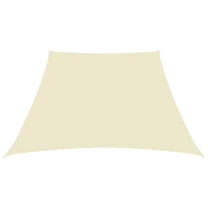 Parasole a Vela in Tela Oxford a Trapezio 4/5x4 m Crema