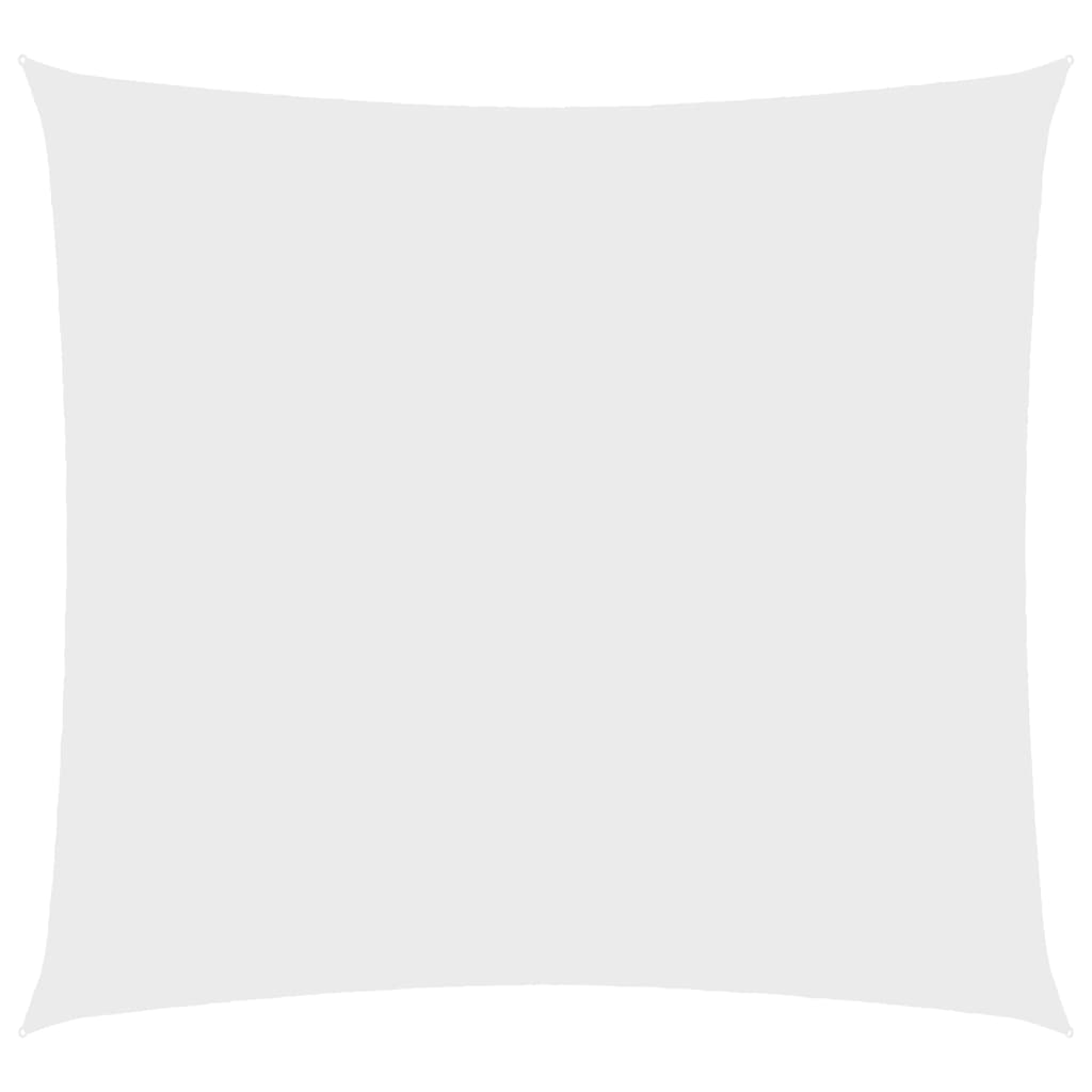 Parasole a Vela in Tela Oxford Quadrata 6x6 m Bianco