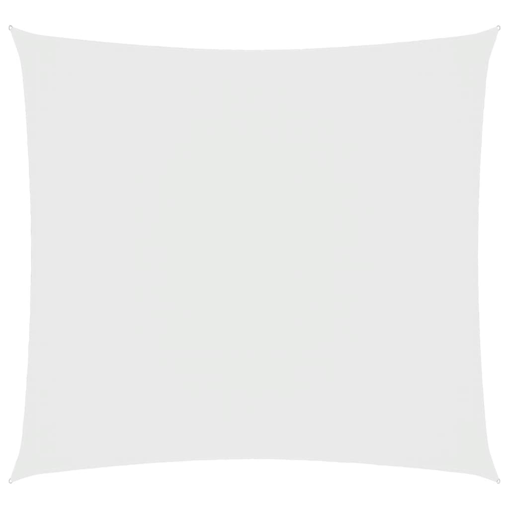 Parasole a Vela in Tela Oxford Quadrata 7x7 m Bianco