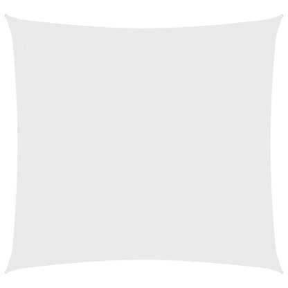 Parasole a Vela in Tela Oxford Quadrata 7x7 m Bianco