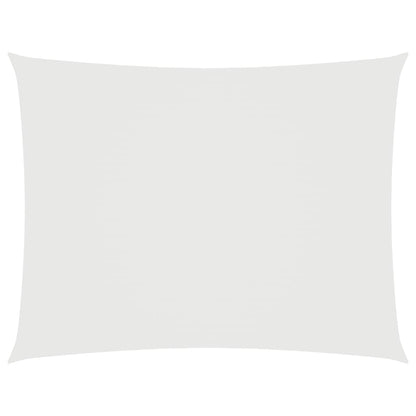 Parasole a Vela Oxford Rettangolare 2,5x3,5 m Bianco
