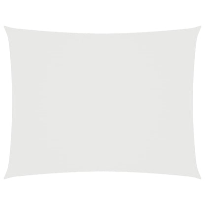 Parasole a Vela Oxford Rettangolare 3x5 m Bianco