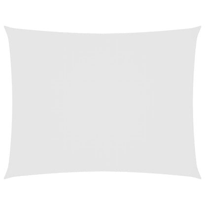 Parasole a Vela Oxford Rettangolare 5x6 m Bianco
