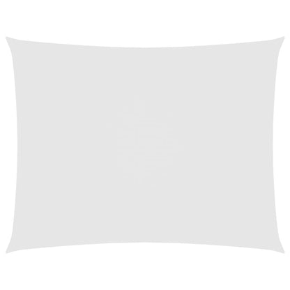 Parasole a Vela Oxford Rettangolare 5x7 m Bianco