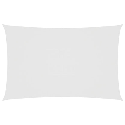 Parasole a Vela in Tessuto Oxford Rettangolare 5x8 m Bianco