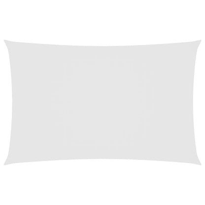 Parasole a Vela Oxford Rettangolare 6x8 m Bianco