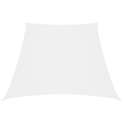 Parasole a Vela in Tela Oxford a Trapezio 2/4x3 m Bianco
