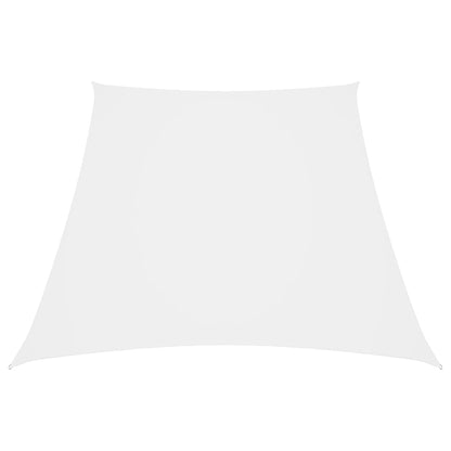Parasole a Vela in Tela Oxford a Trapezio 3/4x3 m Bianco