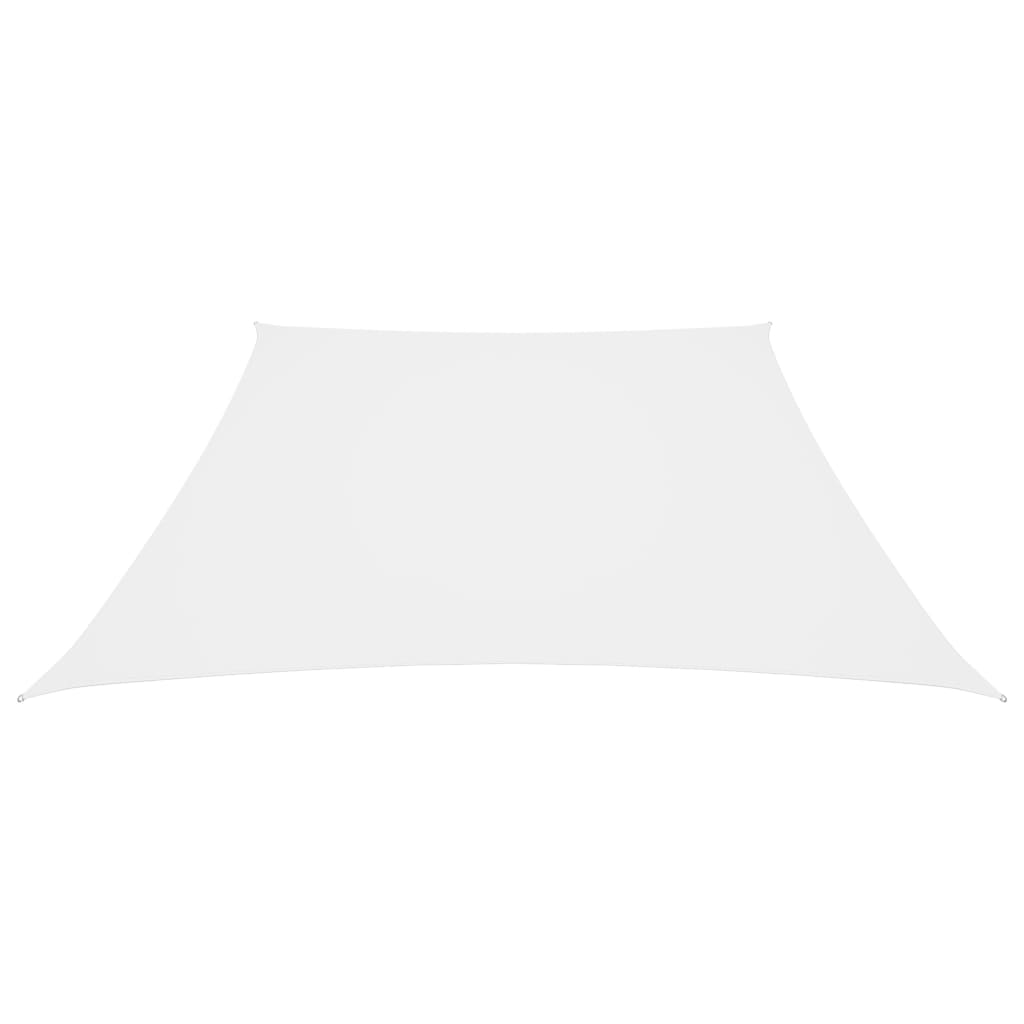 Parasole a Vela in Tela Oxford a Trapezio 3/4x3 m Bianco