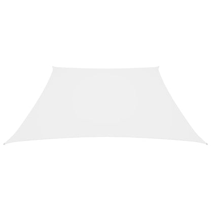 Parasole a Vela in Tela Oxford a Trapezio 3/4x3 m Bianco