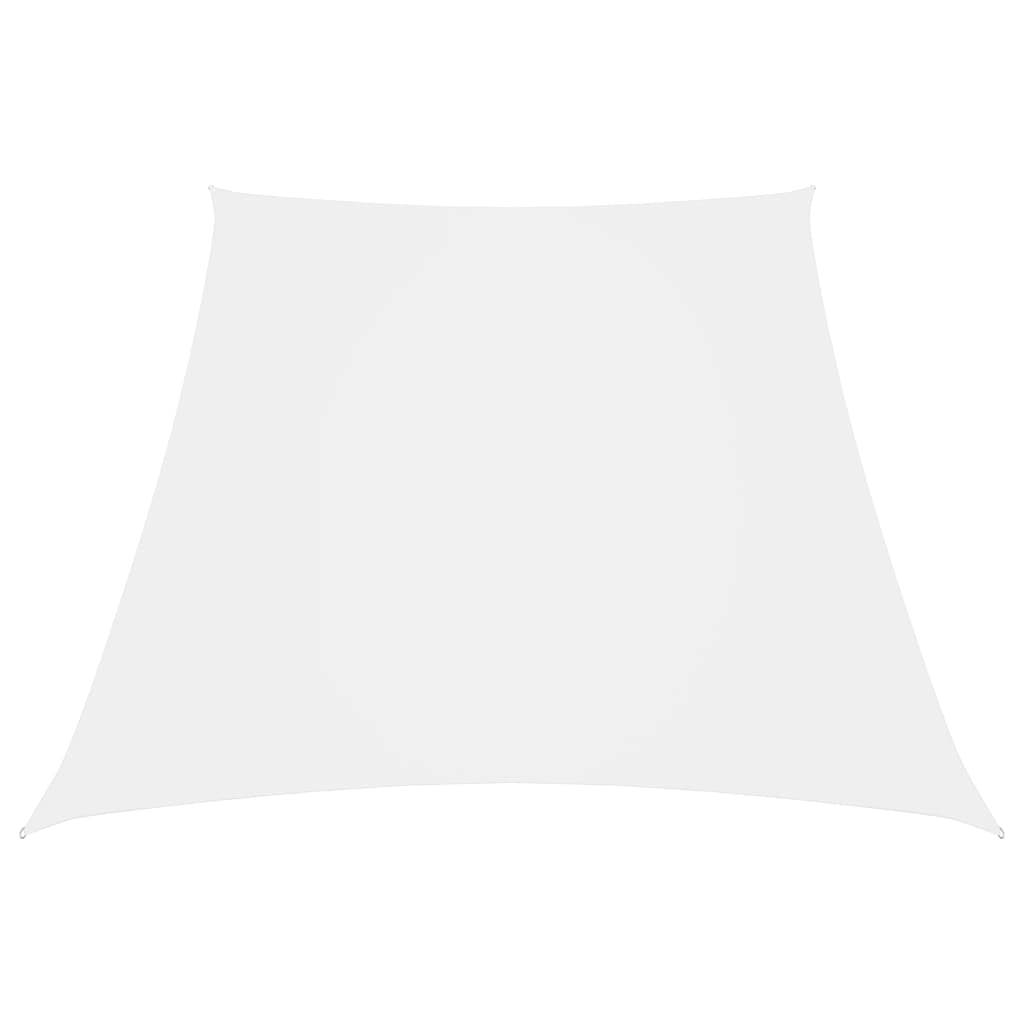 Parasole a Vela in Tela Oxford a Trapezio 3/5x4 m Bianco