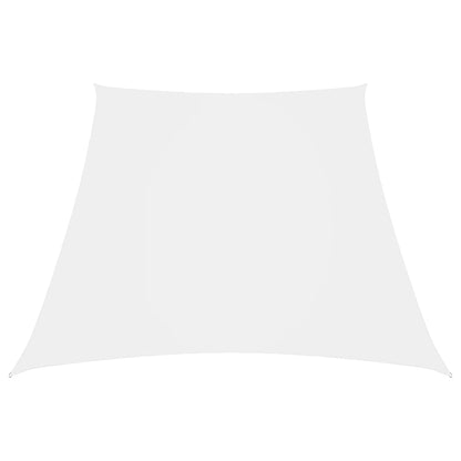 Parasole a Vela in Tela Oxford a Trapezio 3/5x4 m Bianco