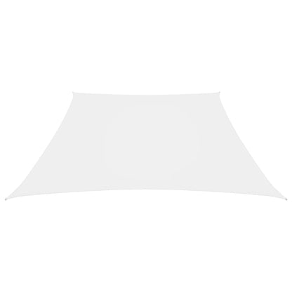 Parasole a Vela in Tela Oxford a Trapezio 4/5x4 m Bianco