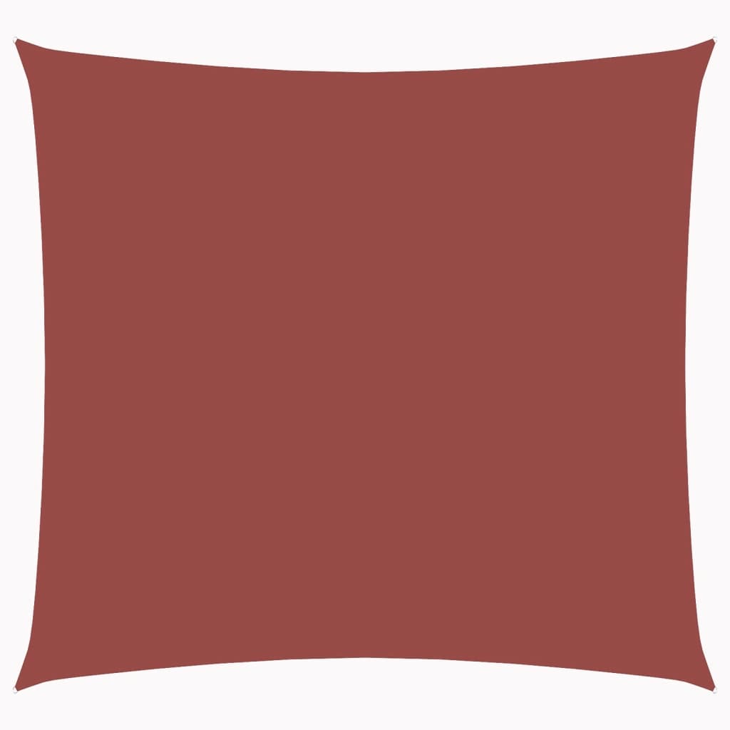 Vela Parasole in Tela Oxford Quadrata 4x4 m Terracotta