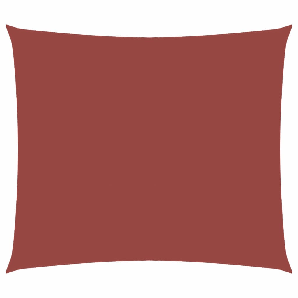 Parasole a Vela Oxford Rettangolare 2,5x3,5 m Terracotta