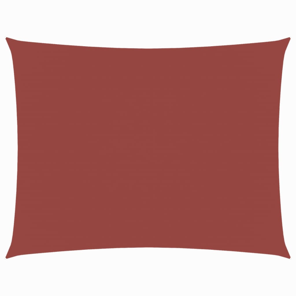 Parasole a Vela Oxford Rettangolare 4x5 m Terracotta